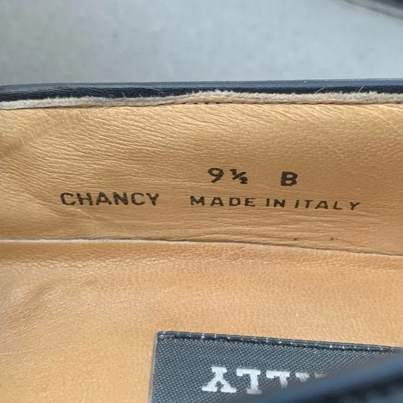Bally Chancy Nappa Loafers Black  9.5 Tassels Preppy Casual Office Made In Italy