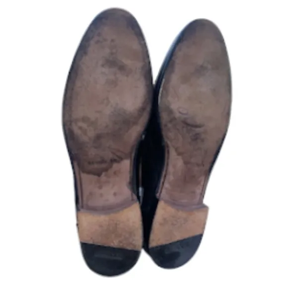 Bally Chancy Nappa Loafers Black  9.5 Tassels Preppy Casual Office Made In Italy
