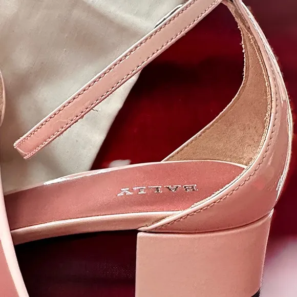 Bally Pink Sandals with Block Heel and Open Toe