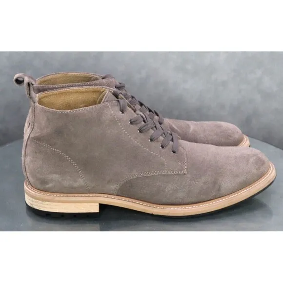 Banana Republic Arley $140 Men's Desert Boots Size 10 M Suede Gray