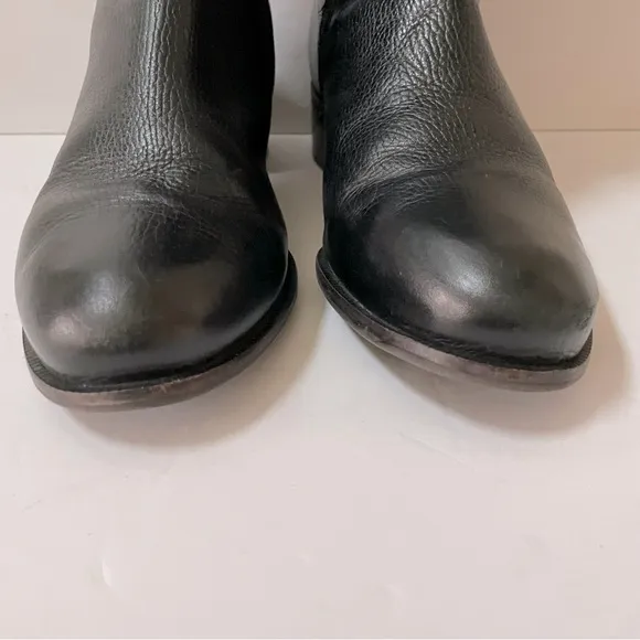 Banana Republic Black Leather Riding Boots 9.5