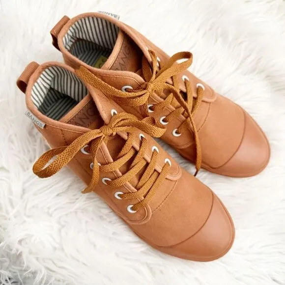 BANGS | Sunrise Mountain High Top Sneakers Embrodered Unisex Canvas | M6, W7.5