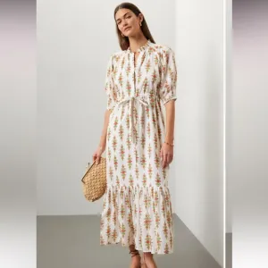 BanjananFloral Print Betty Dress