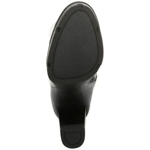 BAR III Womens Black Padded Stretch Giana Round Toe Block Heel Heeled Boots 9.5