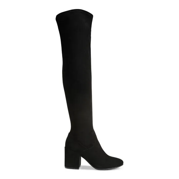 BAR III Womens Black Zipper Gabrie Round Toe Block Heel Heeled Boots 6.5 M