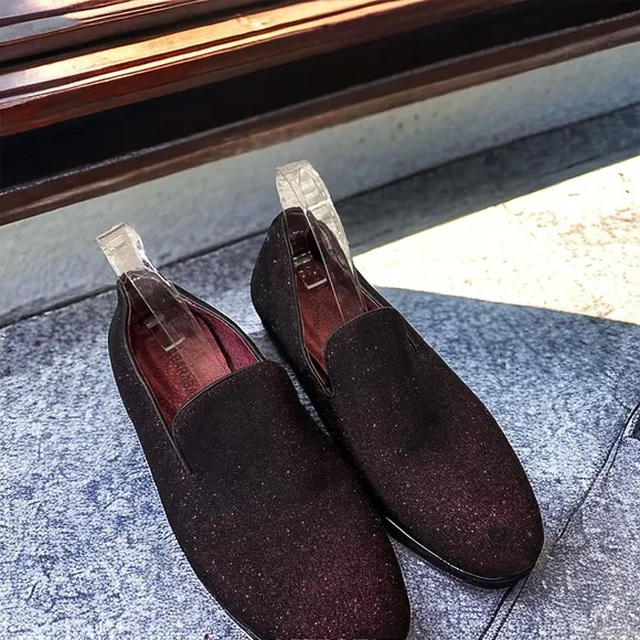 Barabas Los Angeles Glitter Loafer Mens Size 8