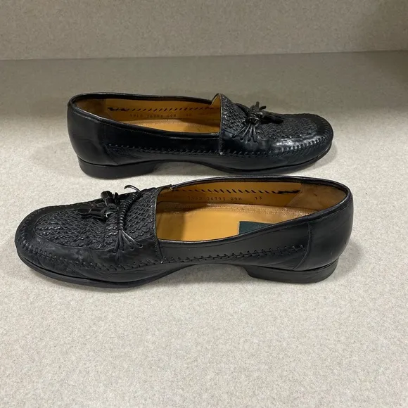 Barcelino Spain Handmade Leather Slip On Tassels Loafers Rockabilly Career Sz 13