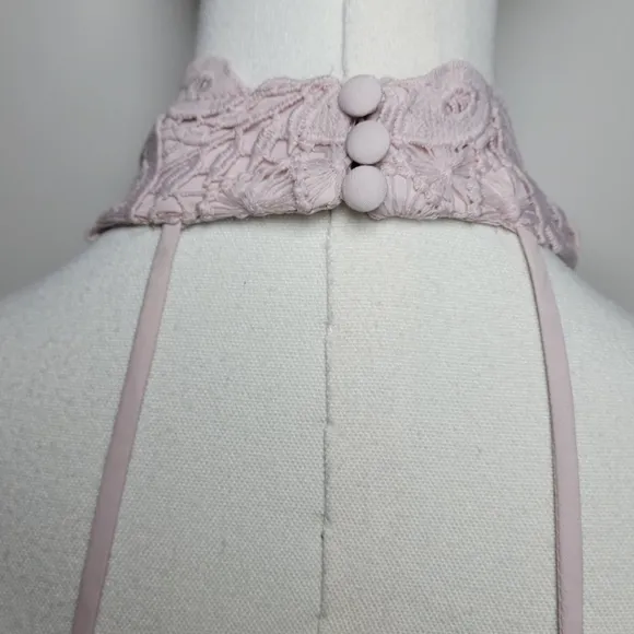Bardot Willow Lace Cocktail Spring Floral Dress Soft Pink Size 6