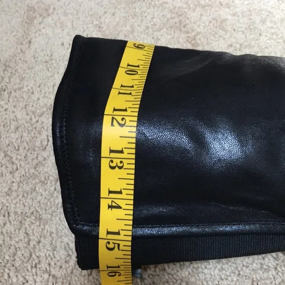 Bare traps 7.5M black tall zipper boots.