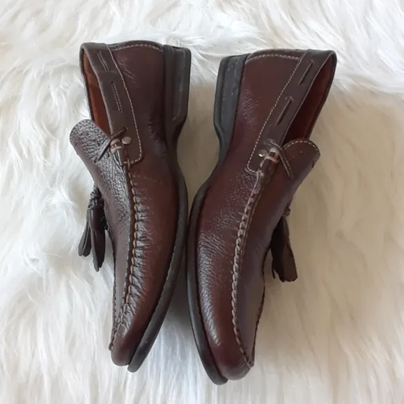BASS Soft Leather Loafers with Tassels
