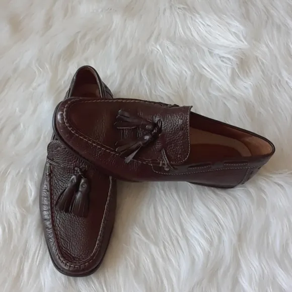 BASS Soft Leather Loafers with Tassels
