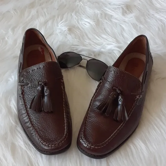 BASS Soft Leather Loafers with Tassels