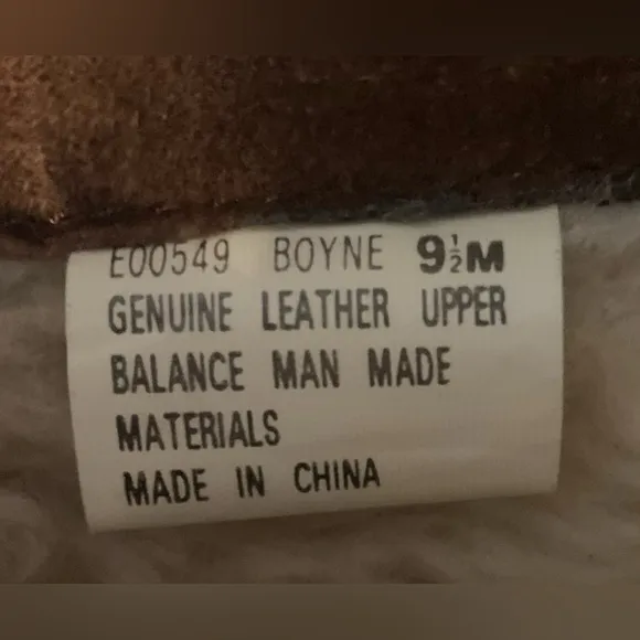 Bates Floaters Boyne brown suede shearling lined mens Sz 9.5 RARE vintage chukka