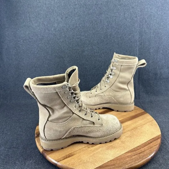 Bates Gore Tex Military Boots Desert Tan 03-D-0321 Combat E30500C Size 4