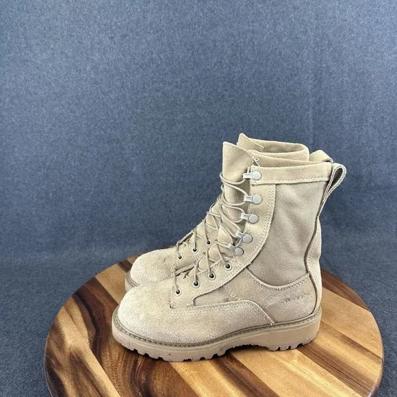 Bates Gore Tex Military Boots Desert Tan 03-D-0321 Combat E30500C Size 4