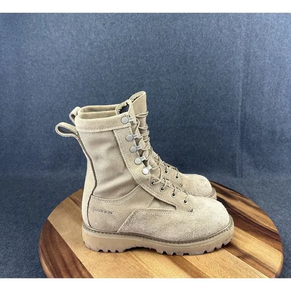 Bates Gore Tex Military Boots Desert Tan 03-D-0321 Combat E30500C Size 4