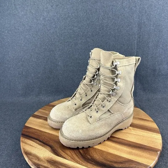 Bates Gore Tex Military Boots Desert Tan 03-D-0321 Combat E30500C Size 4