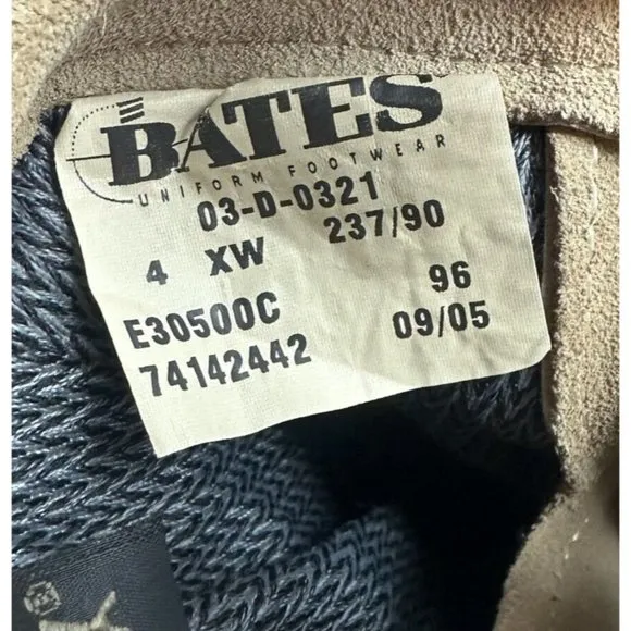Bates Gore Tex Military Boots Desert Tan 03-D-0321 Combat E30500C Size 4