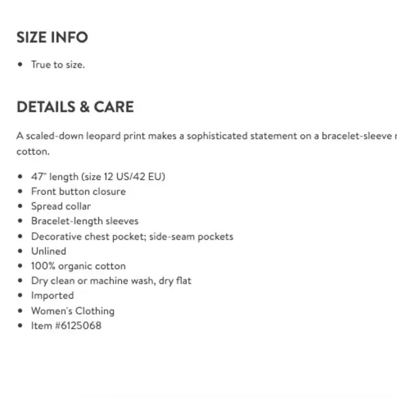 Baum und Pferdgarten Arlene Leopard-Print Cotton-Poplin Midi Shirt Dress Size 12