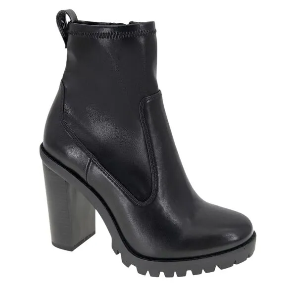 BCBGeneration Women's Pella Lug Sole Boots Black Size 10