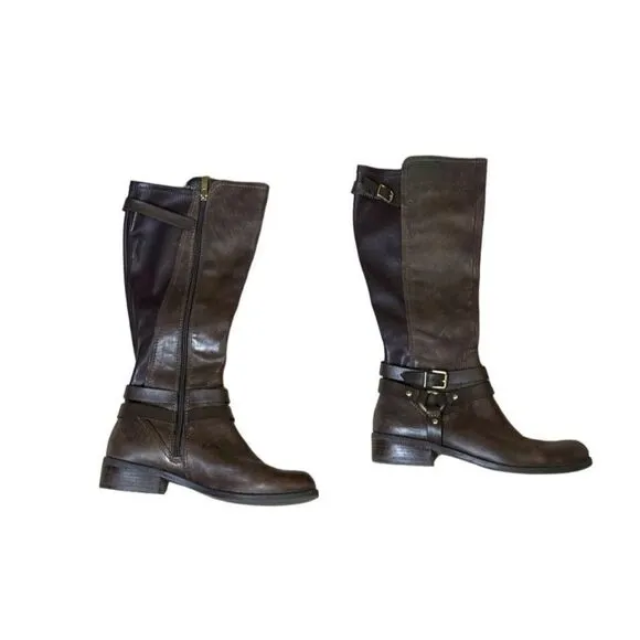 BCBG Generation Brown Riding Boots Size 38.5