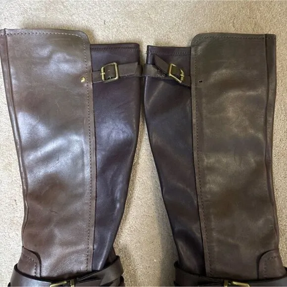 BCBG Generation Brown Riding Boots Size 38.5