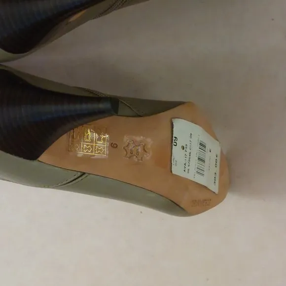 BCBGMAXAZARIA AVA Light Desert Beige Leather Boots Retail $434