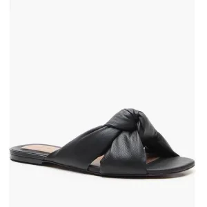 BCBGMaxazria Tinsley Slide Sandals in Black, Size 5, NEW w/o Box $149