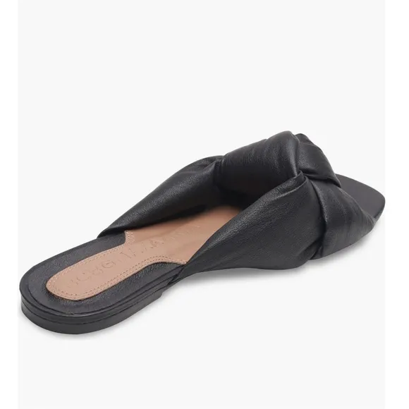 BCBGMaxazria Tinsley Slide Sandals in Black, Size 5, NEW w/o Box $149