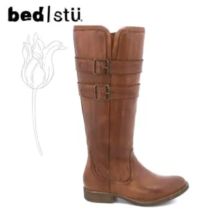 Bed Stu by Roan Leather Metal Buckles Riding Boots