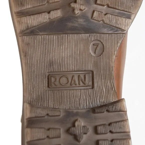 Bed Stu by Roan Leather Metal Buckles Riding Boots