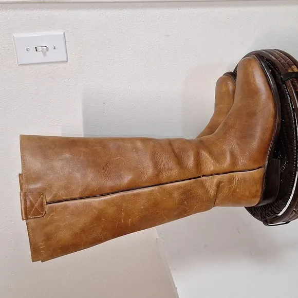 Bed Stu Cobbler Series Mens Square Toe Riding Boots Size 10