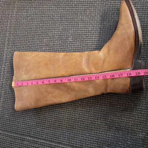 Bed Stu Cobbler Series Mens Square Toe Riding Boots Size 10