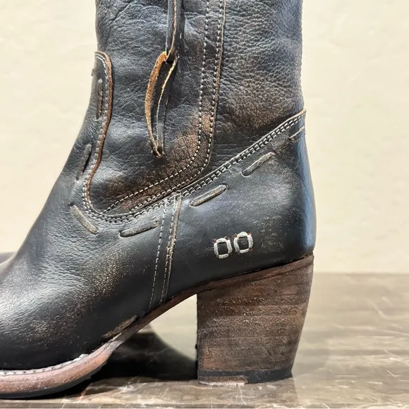 Bed Stu Fate Distressed Leather Riding Boots