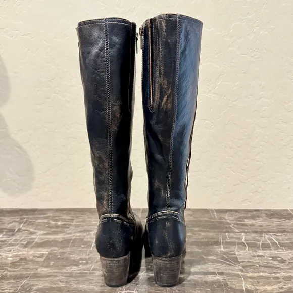 Bed Stu Fate Distressed Leather Riding Boots