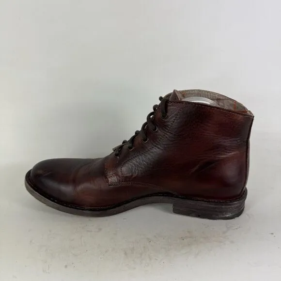 Bed Stu Hoover Chukka Boots Mens 11 Brown Leather Casual Lace Up Ankle Round Toe