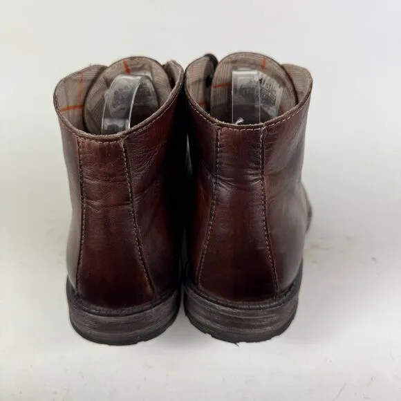 Bed Stu Hoover Chukka Boots Mens 11 Brown Leather Casual Lace Up Ankle Round Toe