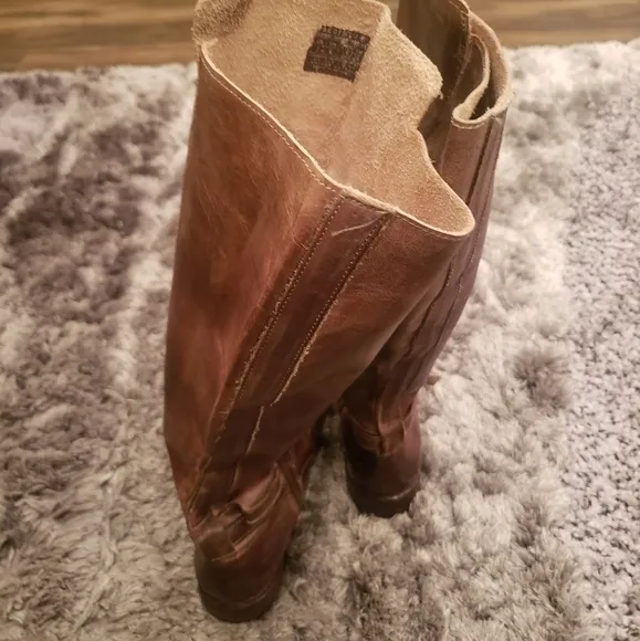 Bed Stu Manchester Womens Knee High Riding Boots Size 7 Brown Cobbler Series
