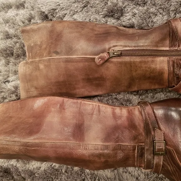 Bed Stu Manchester Womens Knee High Riding Boots Size 7 Brown Cobbler Series