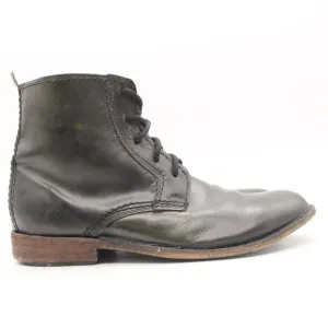 Bed Stu Men's UK 10 Dark Olive Green Leather Lace Up Chukkas Desert Ankle Boots