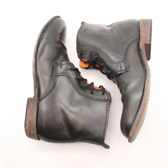 Bed Stu Men's UK 10 Dark Olive Green Leather Lace Up Chukkas Desert Ankle Boots