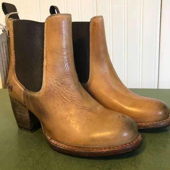 Bed Stu NWT Lorn Boots in Tan Rustic White