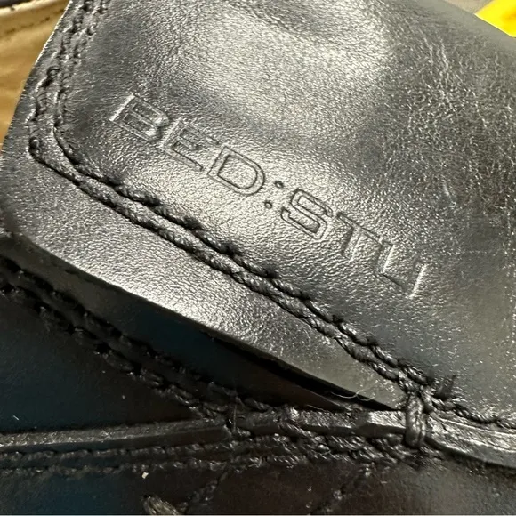 Bed Stu shoes Men’s Sz 10.5 Black Leather Loafers Slip On Dress Office