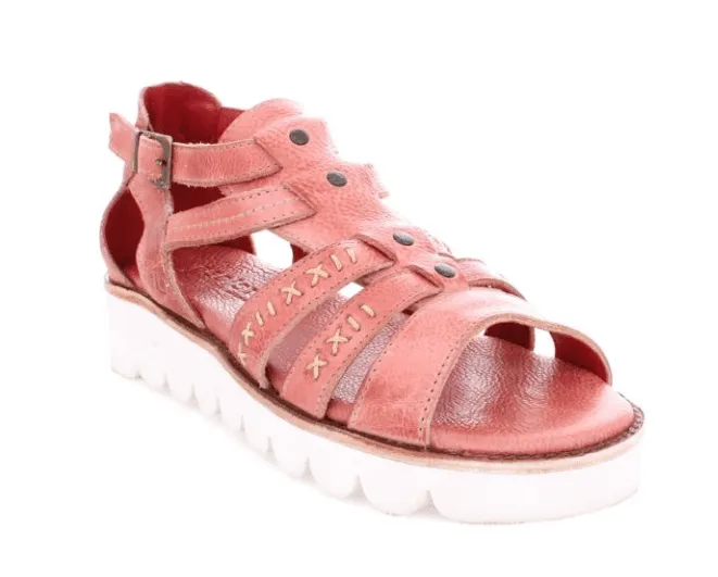 Bed Stu Women's Wonder Blush Pink Rustic Leather Sandals F373203-BLSHRT