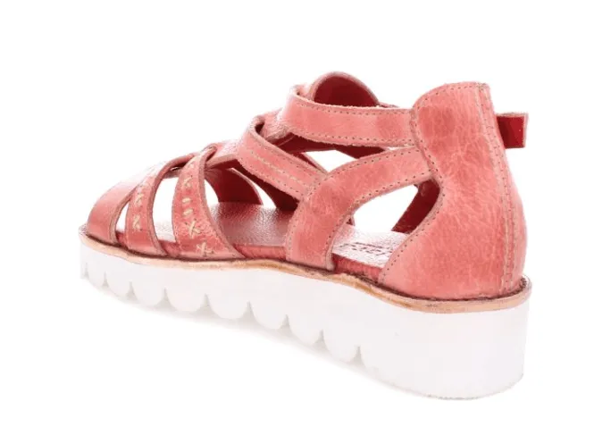 Bed Stu Women's Wonder Blush Pink Rustic Leather Sandals F373203-BLSHRT