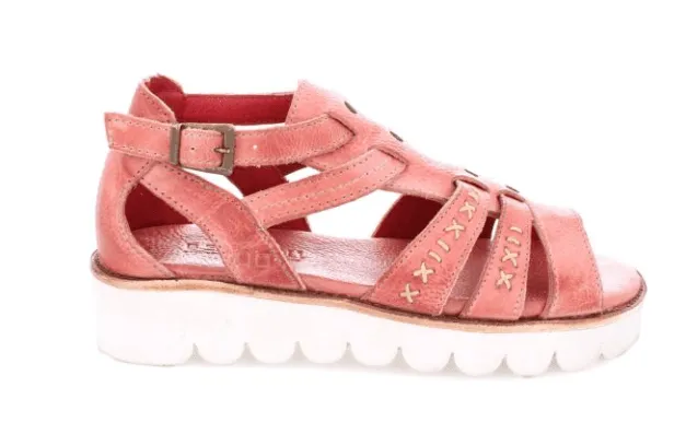 Bed Stu Women's Wonder Blush Pink Rustic Leather Sandals F373203-BLSHRT