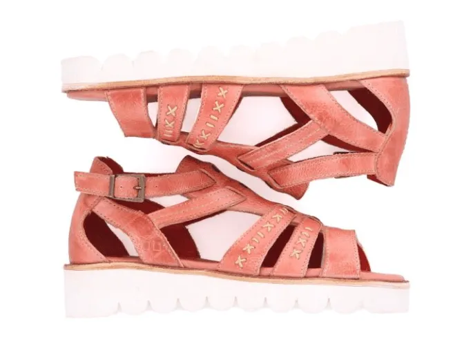 Bed Stu Women's Wonder Blush Pink Rustic Leather Sandals F373203-BLSHRT