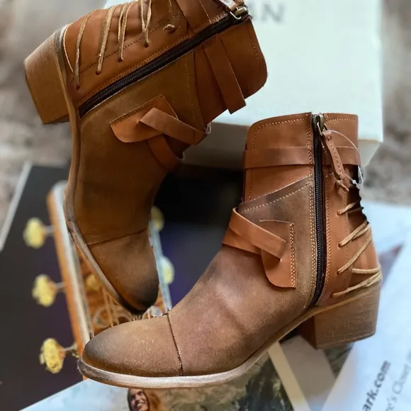 Bed Stu x Roan Jag Suede Ankle Boot
