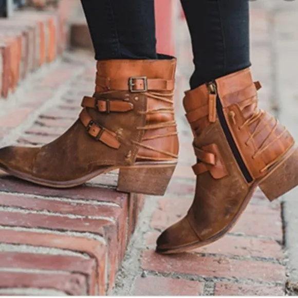 Bed Stu x Roan Jag Suede Ankle Boot