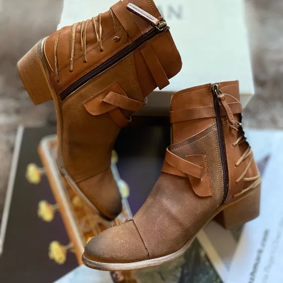 Bed Stu x Roan Jag Suede Ankle Boot